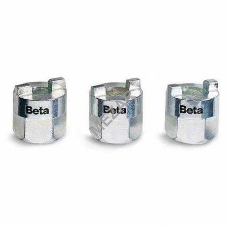 BETA 1557/S3 Komplet 3-ech nasadek do nakrętek mocujących amortyzatory