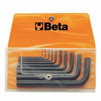 BETA 96AS/B11 Zestaw kluczy trzpieniowych kątowych, calowych - w etui