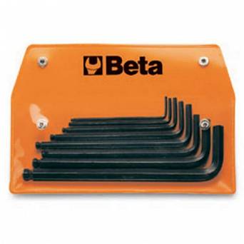 BETA 96BP/AS8 Zestaw kluczy trzpieniowych kątowych z końcówką kulistą, calowe